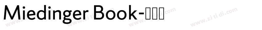 Miedinger Book字体转换 Miedinger Book字体转换